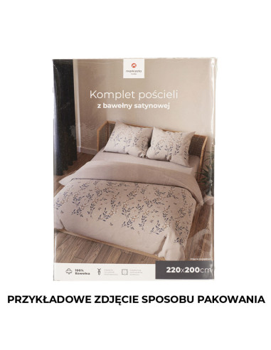 AMALIA Komplet pościeli z bawełny satynowej 220x200cm 100094